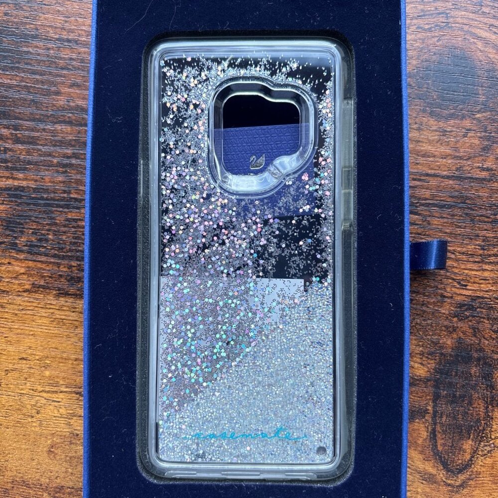 Swarovski Crystal Samsung Galaxy S9 Case Clear Glitter Back Protective Cover In - Picture 4 of 10